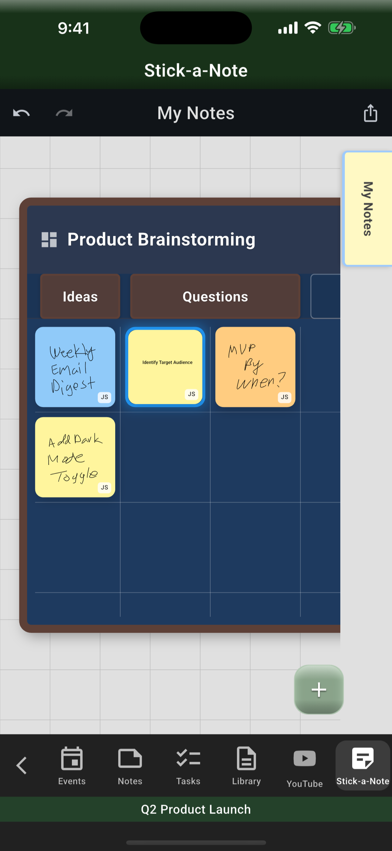 Sticky Notes
